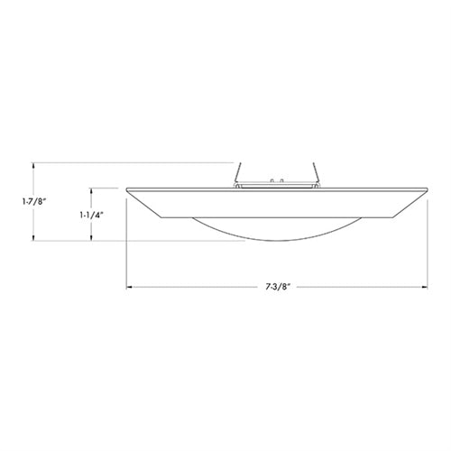 Juno Recessed Lighting 6RLS-930-9-WH Downlight 6" LED Retrofit Surface Mount Trim 3000K, 1000 lumens, 90 CRI, White Finish