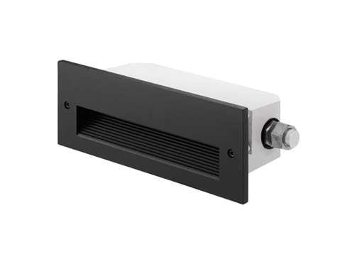 Juno Step Light  838LED 13W 40K 120 BL Outdoor 4100K LED Color Temperature, Black Trim