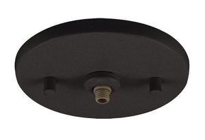 Juno Track Lighting 902 QJ BLA Flat Quick Jack MonoPoint for use with Remote Transformers, Black Finish