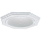 Juno Recessed Lighting 9024W-WH (9024 WWH) 6" LED, Line Voltage, Octagonal Baffle Trim, White Trim