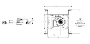 Juno Aculux AX2 A G2 15LM 27K 90CRI 24D FPC 120 Recessed Lighting 2 inch IC LED New Construction Adjustable Housing, 1500 Lumens, 2700K, 90 CRI, 24 Degree Flood, Phase Cut Dim, 5% Dim, 120V
