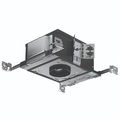 Juno Aculux AX3 D G4 08LM 35K 80CRI 35D FPC 120 ICAT Recessed Lighting 3 inch LED New Construction Housing, 800 Lumens, 3500K Color Temperature, 800 Lumens, 35 Degree Flood, Phase Cut Dimming, 5% Dim, 120V