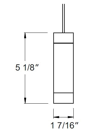 Juno DLMP QJ CYL 78IN 30K 80CRI BZ BZC WHA Track Lighting Decorative Cylinder LED Mini Pendant, Quick Jack Adapter Mounting, 70 Inch, 3000K Color Temperature, 80 CRI, Bronze Finish, Bronze Cordset Finish, White Adapter Finish