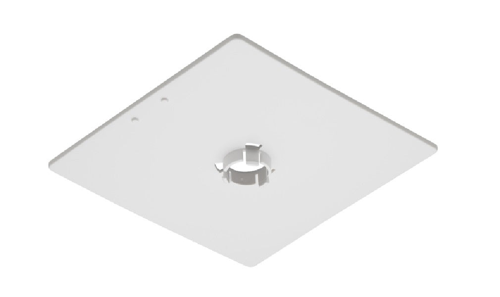 Juno HD Commercial Track Lighting GES15-WH (GES15 WH) 277V 2-Circuit/2-Neutral, TEK/HTEK Outlet Box Cover, White Color