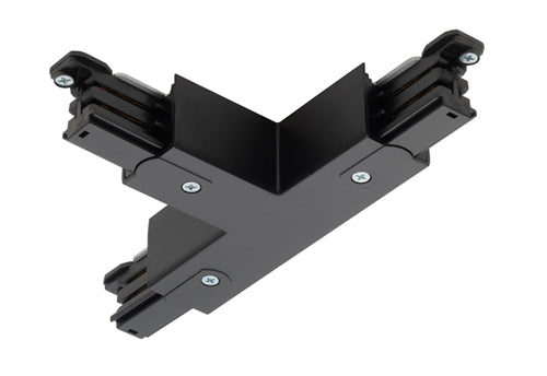 Juno HD Commercial Track Lighting HTEK39-BL (HTEK39 BL) 277V 2-Circuit/2-Neutral, HTEK T Connector - Adjustable Right Polarity, Black Color