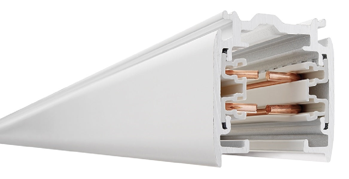 Juno HD Commercial Track Lighting HTEK48-WH (HTEK4 8FT WH) 8 ft HTEK Trac 277V 2-Circuit/2-Neutral, White Color