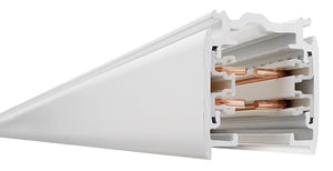 Juno HD Commercial Track Lighting HTEK48-WH (HTEK4 8FT WH) 8 ft HTEK Trac 277V 2-Circuit/2-Neutral, White Color