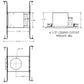 Juno IC1LEDFW 07LM 27K 90CRI MVOLT ZT1 Recessed Lighting 4" IC LED Fire-Rated New Construction LED Housing, 700 Lumens, 2700K, 90 CRI, 45 Degree Distribution, 120-277V, 0-10V, 1% Dim