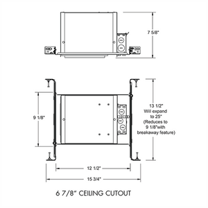 Juno Recessed Lighting IC1422LEDG4-27K-U 6" LED New Construction IC Type Housing 1400 Lumens, 2700K Color Temperature, Universal 120-277V Driver