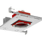 Juno IC1AJBPF 06LM MVOLT EZ1 Recessed Lighting 4" IC LED Fire-Rated Red Series New Construction Adjustable Housing, 600 Lumens, Multi-Volt (120-277), eldoLED 0-10V, 1% Dim