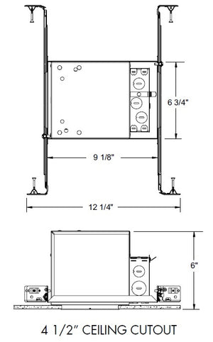 Juno IC1LED G4 14LM 35K 90CRI MVOLT EZ10 Recessed Lighting 4" IC LED New Construction Housing, Generation 4, 1400 Lumens, 3500K Color Temperature, 90 CRI, Multi-Volt (120-277), eldoLED 0-10V, 10% Dim