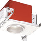 Juno IC1LEDFW 10LM 30K 90CRI 120 FRPC Recessed Lighting 4" IC LED Fire-Rated New Construction LED Housing, 3000K, 90 CRI, 45 Degrees Distribution, 120V Forward/Reverse Phase Cut, 5% Dim