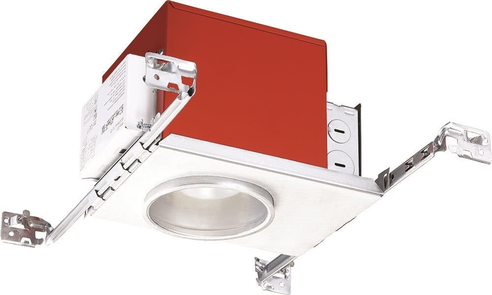 Juno IC1LEDFW 10LM 27K 90CRI MVOLT ZT10 Recessed Lighting 4" IC LED Fire-Rated New Construction LED Housing, 2700K, 90 CRI, 45 Degrees Distribution, Multi-Volt (120-277), 0-10V, 10% Dim