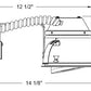 Juno Recessed Lighting IC1RALEDG4-6-U 4" LED Adjustable Remodel IC Type Recessed Housing, Universal Driver 120-277V 0-10V Dimmable