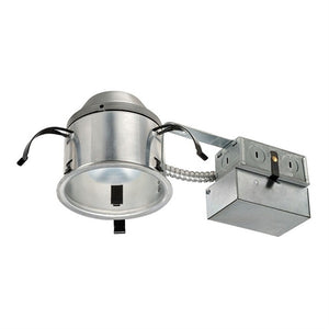 Juno IC1RLED G4 09LM 40K 90CRI MVOLT EZ1 Recessed Lighting 4" LED IC Type Remodel Housing 900 Lumens, 4100K Color Temperature, Universal Driver 120-277V, eldoLED 0-10V, 1% Dim