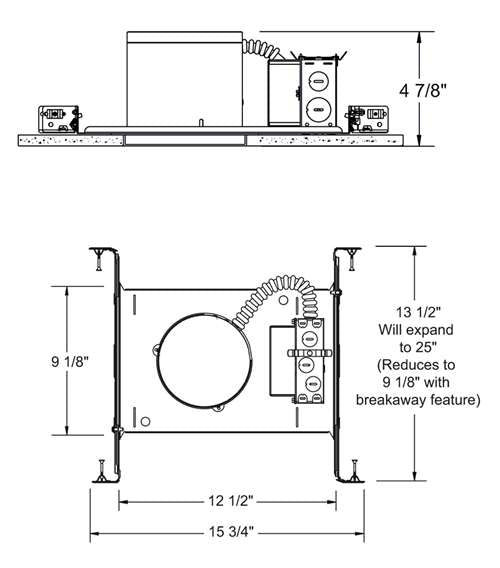 Juno IC20LED G4 06LM 35K 90CRI 120 FRPC Recessed Lighting 5" LED IC Type New Construction Housing 600 Lumens, 3500K Color Temperature, Dedicated Driver 120V