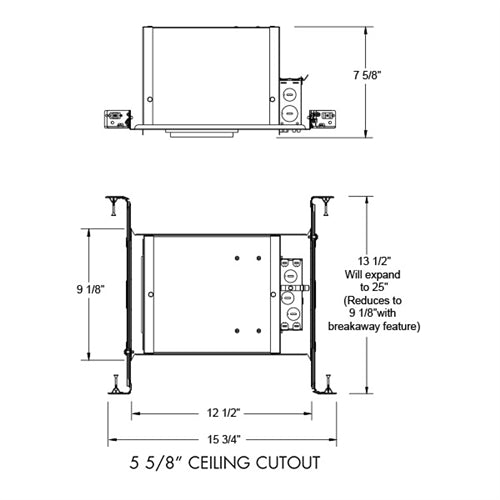 Juno IC20LED G4 14LM 35K 90CRI MVOLT EZ10 Recessed Lighting 5" LED New Construction IC Type Housing 1400 Lumens, 3500K Color Temperature, Universal Driver 120-277V, eldoLED 0-10V, 10% Dim