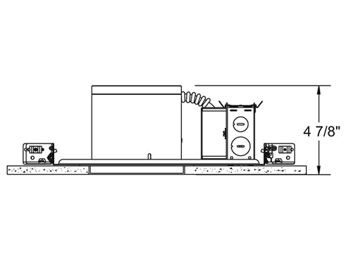 Juno Recessed Lighting IC20LEDG4-41K-1 5" LED IC Type New Construction Housing 600 Lumens, 4100K Color Temperature, Dedicated Driver 120V