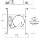 Juno Recessed Lighting IC21 (IC21) 6" Line Voltage IC type Shallow Housing