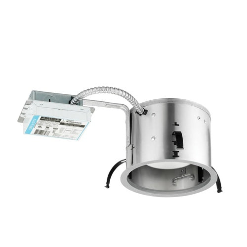 Juno IC22RLED G4 09LM 35K 90CRI MVOLT EZ10 Recessed Lighting 6" LED IC Type Remodel Housing 900 Lumens, 3500K Color Temperature, Universal Driver 120-277V, eldoLED 0-10V, 10% Dim