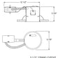 Juno Recessed Lighting IC25R (IC25R) 5" Line Voltage IC Type Shallow Remodel Housing