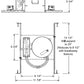 Juno Recessed Lighting IC25W (IC25 W) 5" Line Voltage IC Type Shallow New Construction Housing with push-in electrical connectors