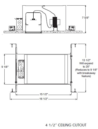 Juno Recessed Lighting IC44N (IC44N) 4" Low Voltage IC type New Construction Housing