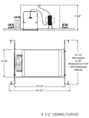 Juno Recessed Lighting IC44N (IC44N) 4" Low Voltage IC type New Construction Housing