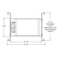 Juno Recessed Lighting IC44NG (IC44N G) 4" Low Voltage IC type New Construction Housing with Air-Loc Gasket