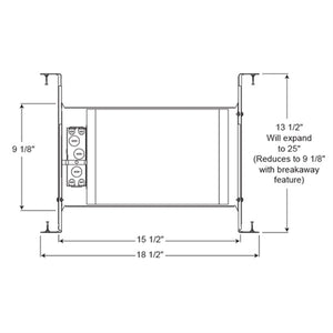 Juno Recessed Lighting IC44NG (IC44N G) 4" Low Voltage IC type New Construction Housing with Air-Loc Gasket