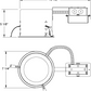 Juno Recessed Lighting IC922RLEDG3-35K-U 6" LED IC Type Remodel Housing 900 Lumens, 3500K Color Temperature, Universal Driver 120-277V