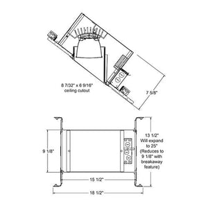 Juno Recessed Lighting IC928LED G4 14LM 40K 90CRI MVOLT ZT 6" Super Slope LED New Construction IC Type Housing 1400 Lumens, 4100K Color Temperature, Universal 120-277V Driver