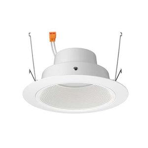 Juno J6RL G4 DC 09LM 35K 90CRI 120 FRPC WWH Recessed Lighting 6" Gen 4 Retrofit LED Downlight Trim Module 900 Lumens, 3500K color Temperature, White Cone, White Trim, Less Medium Base Socket Adapter