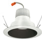 Juno Recessed Lighting J6RLG3-27K-6-BWH 6" Retrofit LED Downlight Trim Module 600 Lumens, 2700K Color Temperature, Black Baffle, Less Medium Base Socket Adapter