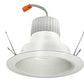 Juno Recessed Lighting J6RLG3-3K-6-WWH 6" Retrofit LED Downlight Trim Module 600 Lumens, 3000K Color Temperature, White Baffle, Less Medium Base Socket Adapter