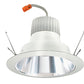 Juno Recessed Lighting J6RLG3-41K-9-CLW 6" Retrofit LED Downlight Trim Module 900 Lumens, 4100K color Temperature, Clear Cone, White Trim, Less Medium Base Socket Adapter