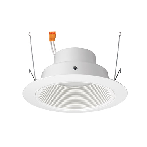 Juno Recessed Lighting J6RLG4-41K-9-WWH 6" Gen 4 Retrofit LED Downlight Trim Module 900 Lumens, 4100K color Temperature, White Baffle, White Trim, Less Medium Base Socket Adapter