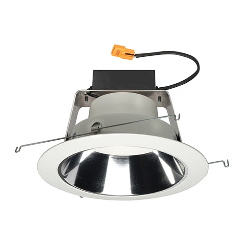 Juno Recessed Lighting J6RLWDG4N-3K-6-CLW 6" IC WarmDim LED Retrofit Downlight Trim Module 600 Lumens, 3000K Color Temperature, Clear Cone, White Trim, Less Medium Base Socket Adapter