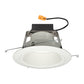 Juno Recessed Lighting J6RLWDG4N-3K-6-WWH 6" IC WarmDim LED Retrofit Downlight Trim Module 600 Lumens, 3000K Color Temperature, White Baffle, White Trim, Less Medium Base Socket Adapter
