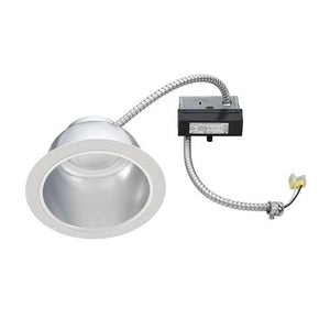 Juno JCLR6L 20LM 35K 90CRI 120 FRPC HZWH Recessed Lighting 6" LED Retrofit Trim for 6 5/8" - 7 1/8" Commercial Rough-In Section, 2000 Lumens, 3500K Color Temperature, 90 CRI, 120V, Haze Finish