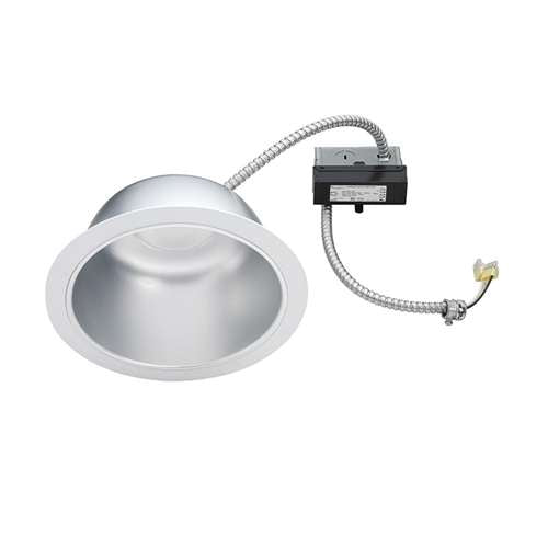 Juno JCLR8S 20LM 40K 90CRI 120 FRPC HZWH Recessed Lighting 8" LED Retrofit Trim for 7 13/16" - 8 5/16" Commercial Rough-In Section, 2000 Lumens, 4000K Color Temperature, 90 CRI, 120V, Haze Finish