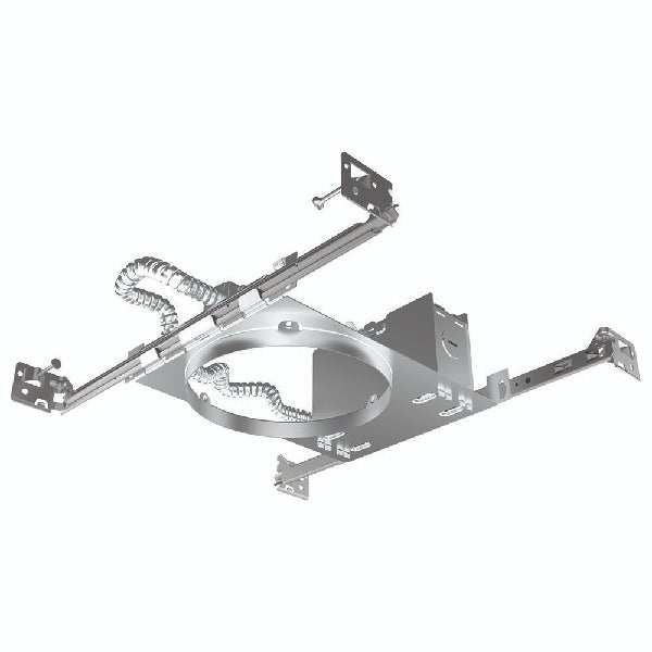 Juno JPDZ6NCMF 120 FRPC Recessed Lighting Podz 6" New Construction Mounting Frame for Round and Square Trim Module, 120V Forward/Reverse Phase Cut, 5% Dim