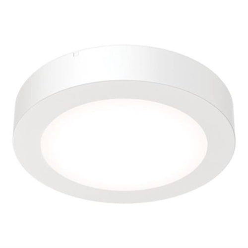 Juno JSBC 4IN SWW2 90CRI WL CP6 MW M2 11.8W LED Surface Mount Downlight, 840 Lumens, Switchable CCT 3000K/4000K/5000K, 90 CRI, 120V, Matte White, 6 Contractor Pack