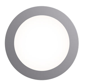 Juno JSBCTRIM 6IN SN 6" Juno SlimBasics Surface Mount Trim Ring, Satin Nickel