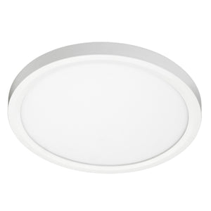 Juno Lighting JSF 11IN 13LM 40K 90CRI MVOLT ZT WH Recessed Lighting 11" LED Round SlimForm Surface Mount Downlight, 1300 Lumens, 4000K Color Temperature, 90 CRI, Universal Voltage 120-277V, 0-10V Dimming, White Finish