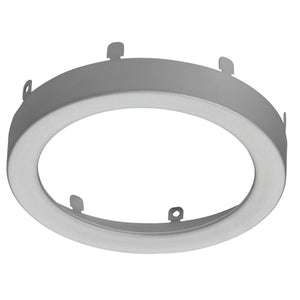 Juno Lighting JSFTRIM 7IN SN Recessed Lighting 7" LED Round SlimForm Accessory Trim, Satin Nickel Finish