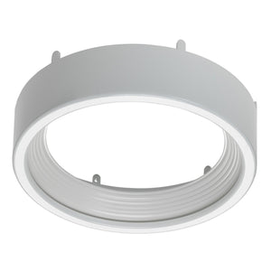 Juno Lighting JSFSHROUD 5IN DB WWH Recessed Lighting 5" LED Round SlimForm Accessory Shroud, Downlight Baffle, White Trim, White Shroud Finish
