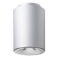 Juno LC8S 45LM 30K 120 S G4 80CRI FDL BR Indy 8" Round Cylinder Surface Mount L-Series, 4500 Lumens, 3000K Color Temp, 120V, Silver Cylinder, Gen 4, 80 CRI, Forward Phase Dim Lutron Driver, Emergency Battery Pack