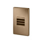 Juno Step Light LMS 40K LVR 120 RPC BZ Indoor LED, 2W 120V Dimmable Driver, 4100K Light Color, Louver Optic, Bronze Plated
