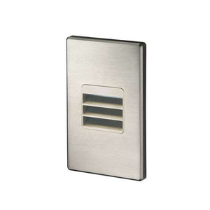 Juno Step Light LMS 40K LVR 120 RPC SN Indoor LED, 2W 120V Dimmable Driver, 4100K Light Color, Louver Optic, Satin Nickel Plated